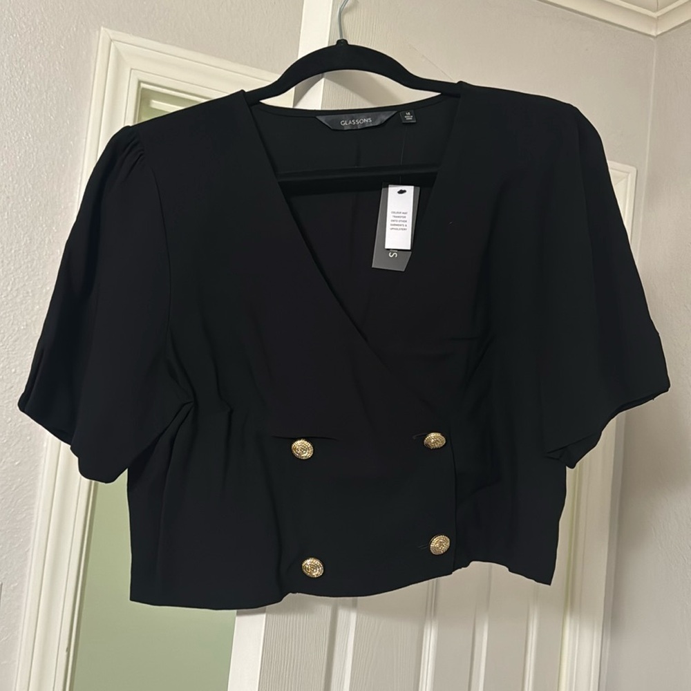 Glassons Cropped Blouse